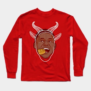 The Goat Anthony Edwards Eats Nuggets Long Sleeve T-Shirt